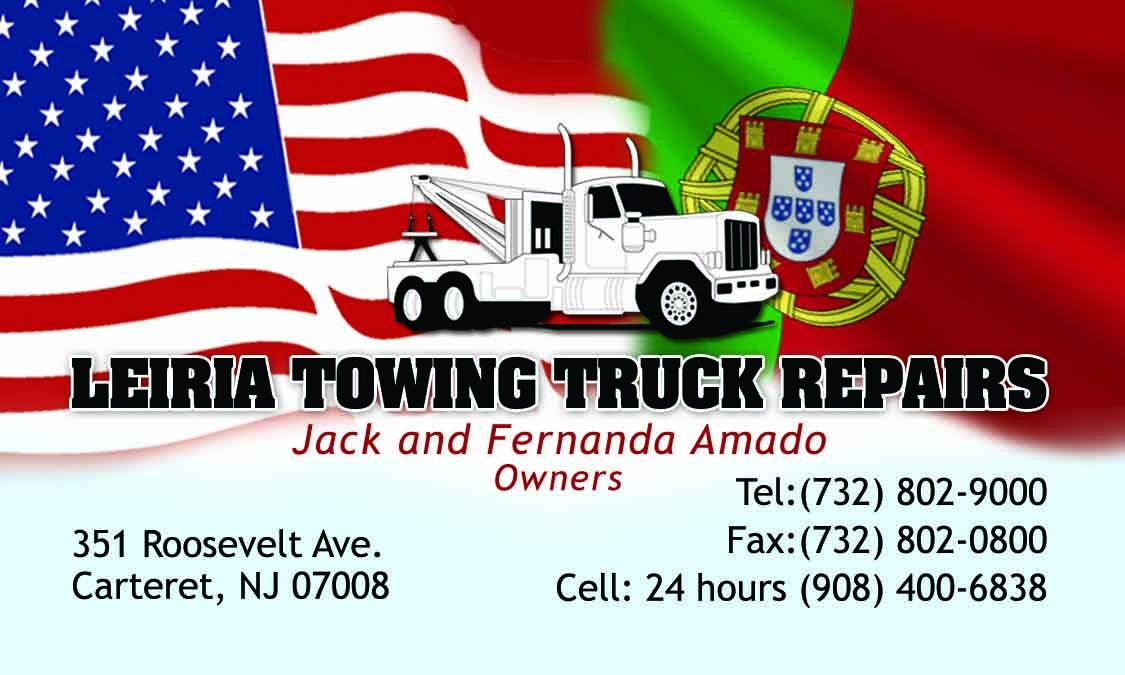 Leiria Towing Truck Repairs Business Card